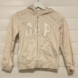 Beige Girls Gap Hoodie